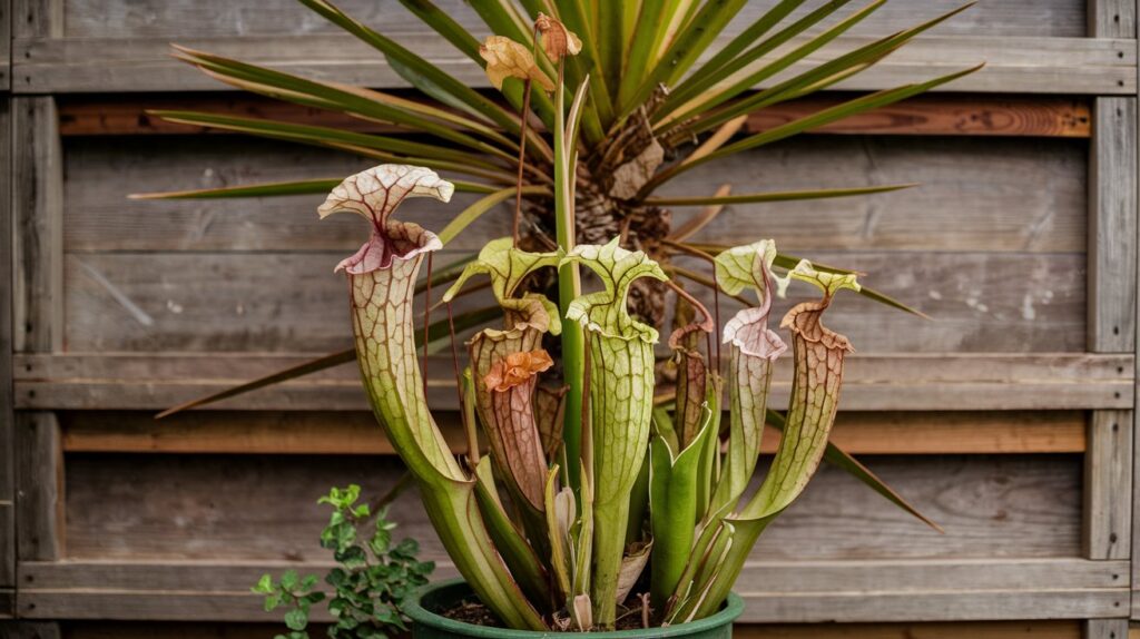 Tropical pitcher plant