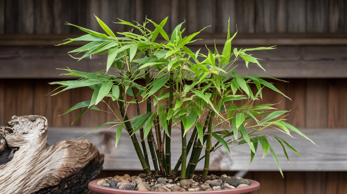 bonsai bamboo plant