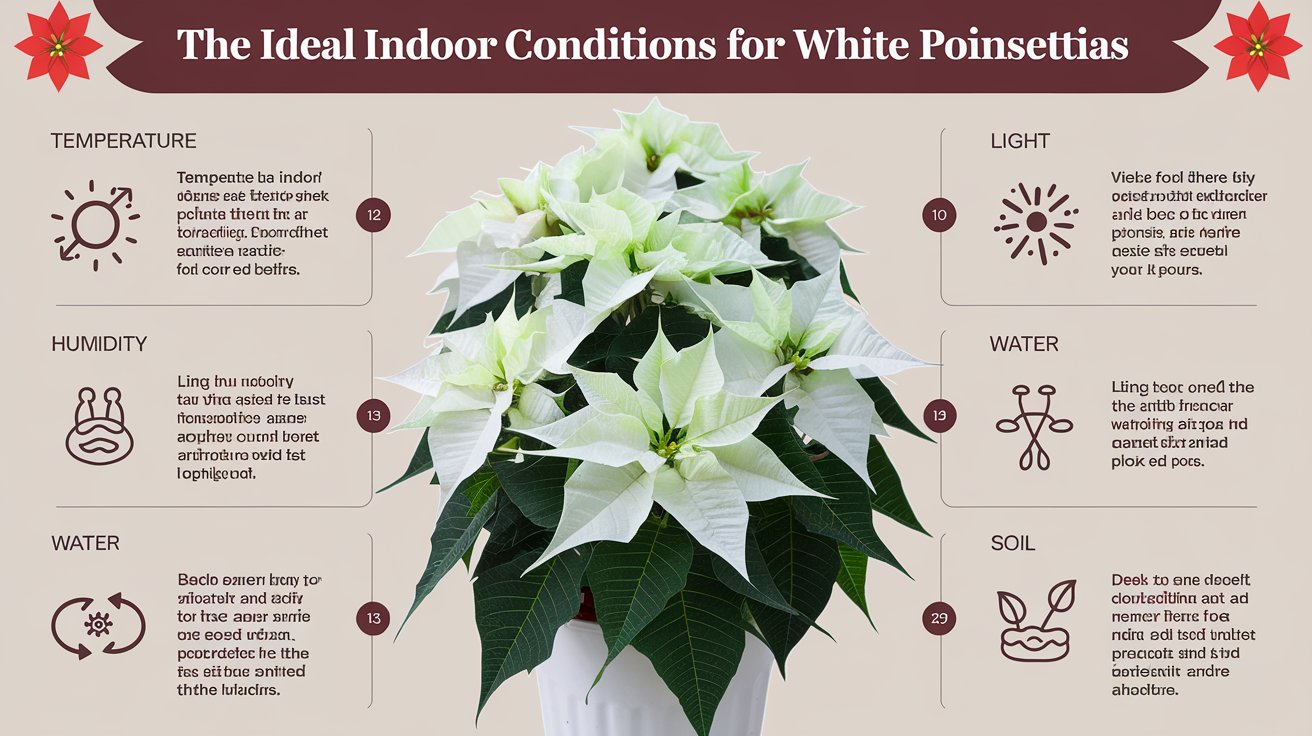 white Poinsettia Plant