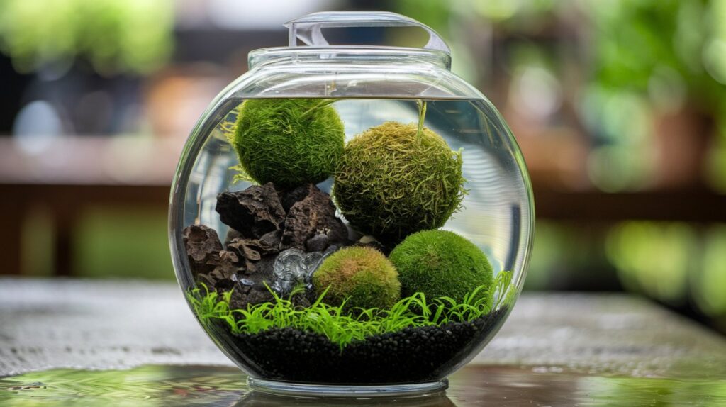 Combining Moss Balls with Aquarium Plants