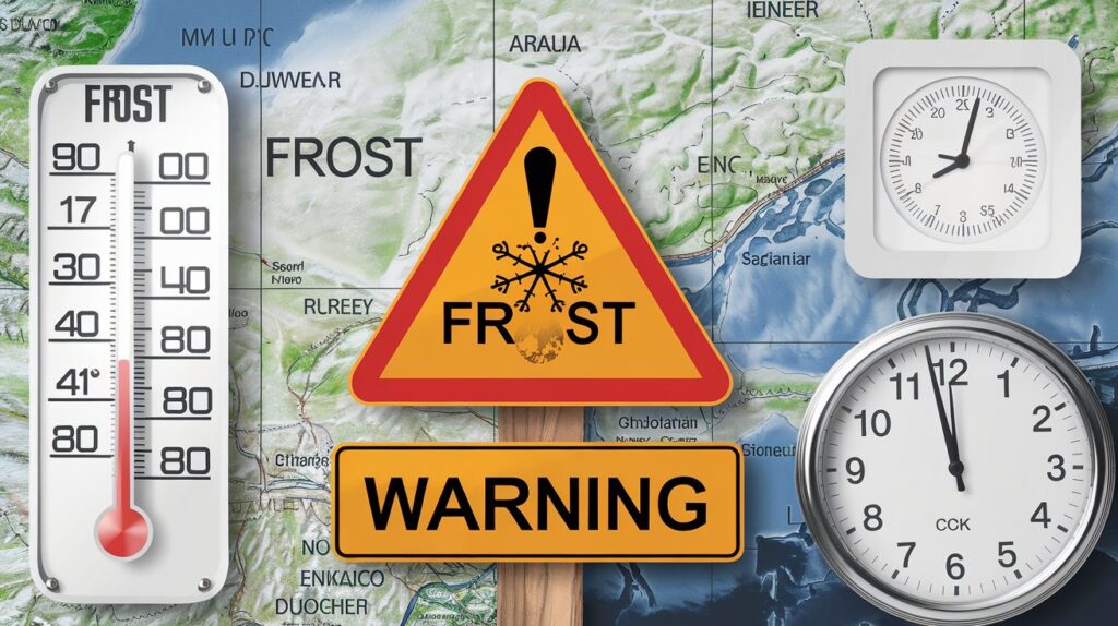 Signs of Approaching Frost and Weather Monitoring