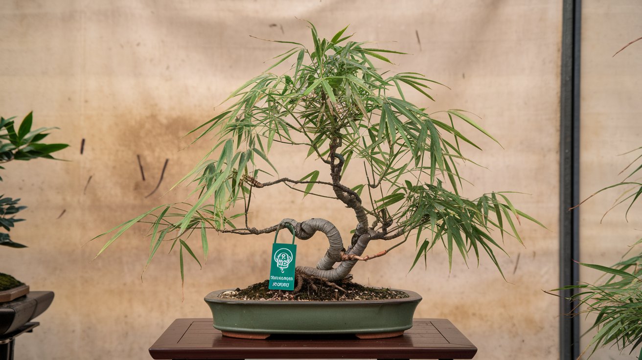 Indoor bonsai bamboo plant for sale