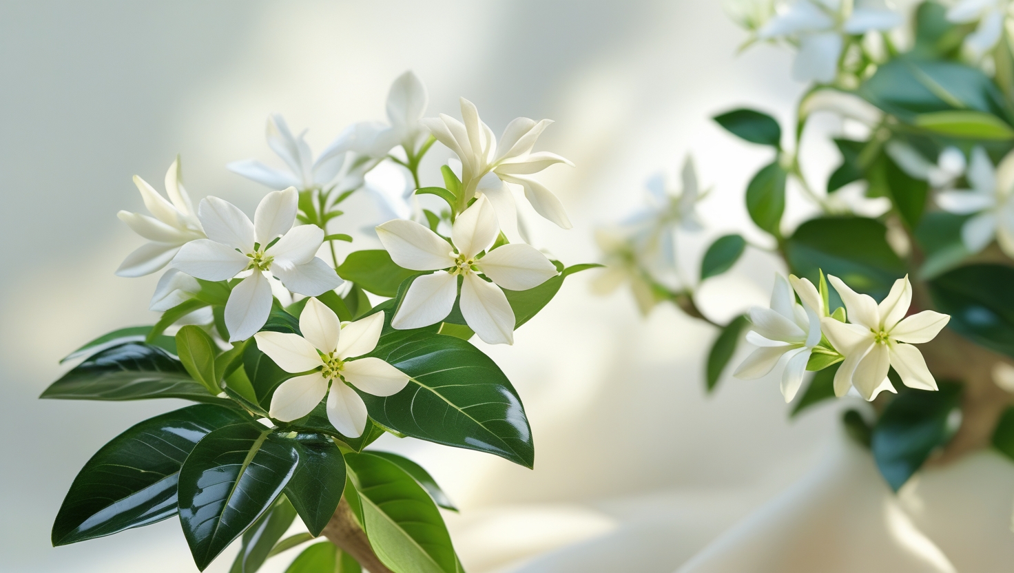 Blooming Jasmine Plant